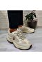 U.S.Polo Maybe Beige Thick Sole Women's Sports Shoes with Inner Lining