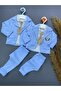 BABY BOY JACKET WITH TIE ACCESSORY 3 SET