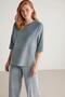 Soft textured pajama set - 3
