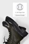 WOMEN'S GREEN GENUINE LEATHER NUMBER 35-41 LACE-UP BOOTS & BOOTIES - 8