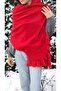 Women's Winter Tassel Fleece Shawl - 7