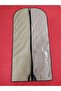 Evening dress clothes protective cover, long length dress carrier, transparent window 64x160 cm, black - 3