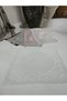 Placemat Special Embroidery Design Square Plate Sun Table and Presentation Set Dowry Holder Cream - 2