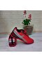 29117 Red Laced Astroturf Football Shoes - 7