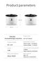 Air Humidifier Remote Control Steam Machine Volcanic Flame Aroma Diffuser 360ml. - 9