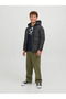 Jack&Jones Hooded Black Boy's Coat12246122 - 3