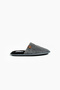 Men's Gray Felt Winter Comfortable House Slippers - 5