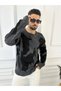 Sweater Double Layer Knitted Natural Cotton Sweater with Ripped Detail Laser Cut Loose Knitwear Sweater - 7