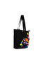 Handmade - Large Size Felt Shoulder Bag - Flower Corner -40x35cm - 4