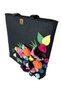 Handmade - Large Size Felt Shoulder Bag - Flower Corner -40x35cm - 6