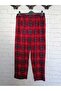 Autumn-Winter, thin, 2 pockets, high waist, suede fabric, standard size home pants/ pajamas - 3