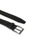 Men's Logo Detailed Metal Buckle Adjustable Black Belt Y4S545 Y232J-80001 - 2