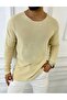 Oversize Knitted Natural Cotton Non-Pilling Pullover Loose Style Knitwear Sweatshirt