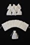 White Jute Burlap Sack Pouch, Henna Cookie Gold Jewelry Gift Pouch 25 Pieces Size 9X12Cm