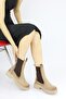 Women's Genuine Leather Orthopedic Daily Thick Sole Rubber Toe Boots - 2