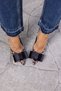 WOMEN'S LEOPARD BLACK FIYONK HEEL SHOES - 3