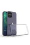 حافظة متينة ومرنة وشفافة وغير ملونة متوافقة مع هاتف Apple iPhone 12 Pro Max