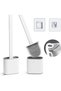 Silicone Bathroom Toilet Toilet Bowl Cleaning Brush And Holder WC Toilet Bowl Brush GODHLIFE-SLK57
