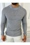 Sweater Slim Fit Natural Knitted Cotton Non-Pilling Knitwear Slim Fit Body Sweater - 9