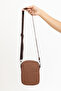 new season women's zipper detailed mini daily bag brown - 8
