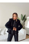 Lamb Plush-Trim Oversize Nubuck Vest - 5