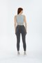 Light Gray High Waist Slim Leg Skinny Power Lycra Jeans - 5