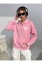 Small Heart Printed Hooded Oversize Unisex Sweatshirt DAXİS Sportwear Company - 6