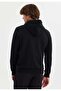 Black Printed Hooded Cotton Regular Fit Men's Sweatshirt WMINK SKI - 4
