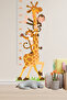 Giraffe Tiger and Monkey Themed Height Measurement Ruler Height Measurer Sticker