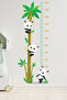 Sevimi Pandas Children's Room Height Gauge Sticker Height Measurement Ruler - 2