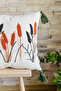 Punch Embroidered Single Decorative Special Design Throw Pillow Cover (panch) - 3