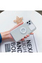 iPhone 13 Pro 6.1Inch Case Silicone Case with Sliding Camera Lens Protection Ring Stand White - 2