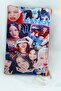 Black Pink Designed School Pen Holder or Makeup Bag - 3
