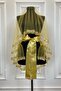 Gold Elegant Bridal Veil Set, Water Stone Sequin Sequin Henna Veil Set 6 Pieces - 3
