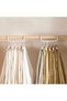 4 Pieces Movable Closet Pants Tie Shawl Organizer Layered Hanger Organizer Color White - 5