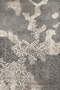 Mira Beige Gray Tone Traditional Motif Line Pattern Vintage Decorative Carpet Mira 1556 - 4