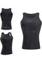Men's Body Shaper Chest and Belly Enhancer Firming Breathable Athlete Corset 3 Pieces - 7