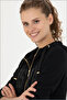 Women's Black Basic Hooded Sweatshirt G082SZ082.000.1677766.VR046 - 2
