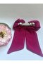 Fuchsia long bow buckle - 2