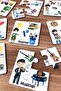 I'm Learning Professions Wooden Three Piece Matching Game Preschool Baby Educational Toy