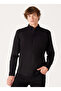Regular Fit Black Men's Shirt W5A3BM001 Long Sleeve Shirt - 2