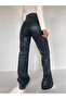 Women's Ribbed Leather Trousers - 5