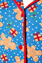 Blue 100% Cotton Christmas Themed Knitted Pajamas Set Thmaw22Pt1204 - 8