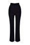 Lacivert Wide Leg/Geniş Paça Pileli Dokuma Kumaş Pantolon TWOSS21PL0155 - 6
