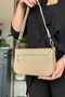 Medium Size Women's Shoulder Bag with 2 Straps and 5 Compartments Suitable for Daily Use 23cm-14cm gold - 2