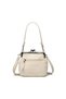 Wash Leather Metal Scholarship Women's Shoulder Bag 21-K Barcelona 1848 - 3