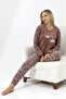 Fwn 5010 Plush Welsoft Fleece Winter Soft Women's Pajamas Set - 4