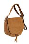 Genuine Suede Leather Covered Crossbody Shoulder Bag YC012036HSD - 2