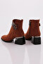 Women's Heeled Boots Tan Suede 421273488 - 3