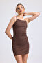 women's string strap mini camisole dress - 5